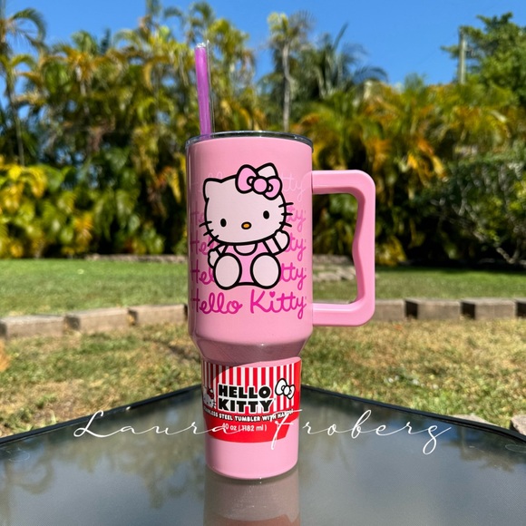 Hello Kitty Pink 40 Ounce Tumbler - Picture 1 of 7